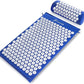 ProsourceFit Acupressure Mat and Pillow Set for Back/Neck Pain Relief and Muscle Relaxation, Large - Gray/Gray