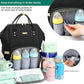 Diaper Bag Backpack, Diaper Bags for Baby Girls Boys, Baby Bags for Moms Dads, Nappy Changing Bag with Insulated Pockets,Multi-functional Waterproof Backpack with Stroller straps-Black