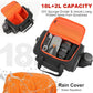 Bike Bags for Bicycle Rack Bags,18-20L Pannier Trunk Pannier with Rain Cover,Water Resistant Ebike Saddle Bag for Rear Rack handlebar Shoulder Bag for Commuter Travel Outdoor Cycling,900D
