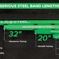 Serious Steel Fitness 32" Resistance Training Bands (Portable Exercise Band System Training Bands- Great for Individuals Under 5'10")