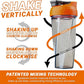 HELIMIX 2.0 Vortex Blender Shaker Bottle Holds upto 28oz | No Blending Ball or Whisk | USA Made | Portable Pre Workout Whey Protein Drink Shaker Cup | Mixes Cocktails Smoothies Shakes | Top Rack Safe