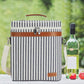 ZORMY 3 Bottle Insulated Wine Tote Cooler Bag, Portable Wine Carrier with Corkscrew Opener and Shoulder Strap for Beach Travel Picnic, Unique Wine Carrier for Wine Lover Gifts