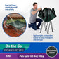 Coolaroo On-The-Go Elevated Dog Bed - Foldable Pop-Up Travel Dog Bed with Breathable, Moisture-Resistant Fabric, Carry Bag Included, Lightweight & Portable, Brunswick Green, Extra Large