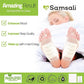 Ginger Foot Pads for Pain Relief: 120-Pack Natural Bamboo Vinegar Bamboo Charcoal Wormwood Lavender Ingredients Foot Patches - Comfort for Stress Relief Relaxation - Ideal for Adults Elderly