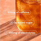 Cure Hydration Performance | Plant-Based Electrolyte Energy Drink Mix | No Added Sugar | Dehydration Relief Powder | 100mg of Caffeine | Non-GMO | Vegan | Pouch of 14 Packets - Peach