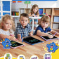 TEKFUN 10in 2 Pack LCD Writing Tablet Coloring Doodle Board Drawing Sketch Pad for Kids with Anti-Lost Stylus, Car Trip Educational Kids Toys Birthday for 3 4 5 6 7 Girls Toddlers