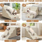 Dog Ramp and Stair for Bed 16" H-20 H,3-Step Cat Stair for Sofa and Chair,4-Step Dog Ramp for High Bed and Window,Durable Nonslip Fabric Cover for Indoor (Beige-20 H, Pet Friendly, 4)