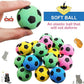 Skylety 32 Pieces Cat Soccer Balls Foam Sponge Football Cat Interactive Cats Soccer Toy Sports Ball for Kitten Pet