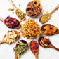qìsane Hawthorn Berry Tea Bags with Osmanthus Flower - Dried Hawthorn Berries, Osmanthus Plant, Lemongrass & Ginger Loose Leaf Tea to Help Support Digestion & Easy Breathing - 10 sachets (~30 cups)