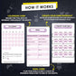 Wall Pilates Workouts For Women - 58 Exercise Cards with Wall Pilates Workout Postures, Instructions & Breathing Tips | Free Ring & Dry-Erase Marker to Create a Customize pilates at home Exercise Chart