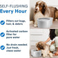 Always Full® 7" Pet Water Bowl and Wall Unit Bundle – Self-Refilling, Clean Filtered Water, Easy Home Connection, App-Enabled Hydration Tracking, Cat and Dog Water Bowls