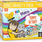 Weruva B.F.F. OMG - Best Feline Friend Oh My Gravy!, Yippy Ki Yay Yellows! Variety Pack, 2.8oz Pouch (Pack of 12)