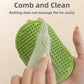 4-Pack Silicone Cat Brush Set, Pet Scratcher and Massager – Adjustable Pet Deshedding Brush, Bath Brush for Cats and Dogs, Suitable for Furniture Legs & Corners (4PCS (2 Yellow + 2 Green))
