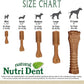 Nylabone Nutri Dent Dog Dental Chews - Natural Dog Teeth Cleaning & Breath Freshener - Dental Treats for Dogs - Filet Mignon Flavor, Mini (160 Count)
