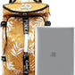 Kalesi Gym Duffle Bag Backpack 4-Way Waterproof with Shoes Compartment for travel Sport Hiking laptop (Mustard yellow)