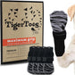 DOK TigerToes Premium Non-Slip Dog Socks for Hardwood Floors - Extra-Thick Grip That Works Even When Twisted - Prevents Licking, Slipping, and Great for Dog Paw Protection (X-Small)