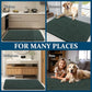 OLANLY Dog Door Mat for Muddy Paws 30x17, Absorbs Moisture and Dirt, Absorbent Non-Slip Washable Doormat, Quick Dry Chenille Mud Mat, Entry Indoor Entryway Carpet for Inside Floor, Blackish Green