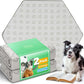 FXW Washable Pee Pads for Dogs, Puppy Pads with Super Absorbent, Specifically Designed for FXW Rollick/Homeplus 32/40/45inch 6 Panels Dog Playpen, 35" Hexagon, Khaki, 2 Packs