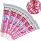 6PCS Pink Face Body Glitter Gel，Mermaid Holographic Sequins Chunky Glitter Paint for Party Singer Concerts Music Festival Rave Accessories for Girls Women Face Body Hair Sparkling Makeup