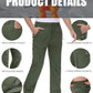 MAGCOMSEN Snow Pants for Men Water Resistant Fleece Lined 5 Zipper Pockets Winter Snowboard Hiking Insulated Ski Pants