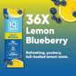 IQBAR Brain and Body Plant Protein Bars - Lemon Blueberry - 36-Count Low Carb - Gluten Free, High Fiber, Vegan Snacks - Low Sugar Meal Replacement