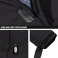 TACVASEN Winter Jacket Men's Water-Resistant Fleece Jacket Snow Ski Jacket Military Tactical Jacket Coat Parka Hood Raincoat