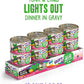 Weruva B.F.F. OMG - Best Feline Friend Oh My Gravy!, Tuna & Lamb Lights Out with Tuna & Lamb, 2.8oz Can (Pack of 12)