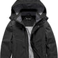 Pursky Boy's Waterproof Ski Jacket Kids Winter Snow Coats Fleece Raincoats Parka