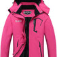MOERDENG Women's Waterproof Ski Jacket Warm Winter Snow Coat Mountain Windbreaker Hooded Raincoat Jacket