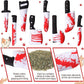 Honoson 8 Pcs Knife Cat Chew Toys Catnip Toys Interactive Stuffed Kitten Chew Toys Teething Resistant for Christmas Halloween Indoor Kitten Cats Boredom Relief Teeth Cleaning(Knife Pattern)