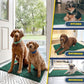 Muddy Mat® Shown on TV – Super Absorbent Microfiber Dog Door Mat for Muddy Paws, Non-Slip Washable Pet Rug, Quick Dry Chenille Entryway Carpet, Machine Washable Indoor Outdoor mat, Dark Green 30"x19"