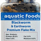 Aquatic Foods Inc. California Blackworm & Earthworm Premium Flakes for Discus, Cichlids All Community Tropical Fish Also Pellet Mix, Wafer Mix Included…2oz