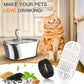 Cat Water Fountain Filters for 108/3.2L& 4L/134oz Stainless Steel Pet Water Dispenser Fountain Filters (6 Filters& 6Sponges) (9 Filters& 9 Sponges)