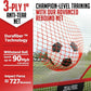 Soccer Rebounder, 2-in-1 Soccer Rebound Net, 6'x4.7' Large Net & 6'x16" Small Net, Soccer Bounce Back Net Practice for Team Volley Passing Solo Training, Football Trainer with Carry Bag Cones
