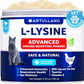 L-Lysine for Cats - Lysine Powder Supplement - 900mg/serving - Immune Support for Cats & Kittens - Sneezing, Runny Nose, Squinting, Watery Eyes, Cold, Eye Function, Respiratory Health - with Taurine