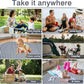 Picnic Blankets 80" x 60" Extra Large Outdoor Blanket Sand Free Foldable with Carry Strap for Beach, Camping, Park Grass, Hiking, Travel, Concerts, Indoors
