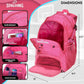 Spalding Basketball Backpack Sports Bag, Pink Backpack with Ball and Shoe Compartment, Use for Basketballs Accessories & Stuff, Basketball Gifts for Players, Pink