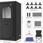 MIXC Portable Steam Sauna Box, Portable Sauna for Home, Person Sauna Tent Sauna Box at Home Spa with 2.6L & 1500W±10%, Remote Control, Folding Chair, Home Sauna for Gym,Pilates,Garage,Hot Tub