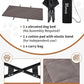 KingCamp Elevated Dog Bed for XL Dogs, Outdoor Raised Cooling Pet Cot Bed with Washable Breathable Mesh & No-Slip Feet Perfect for Camping, Backyard, Indoor Use (XL, Black)