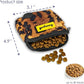 Dog Treat Pouch for Pet Walking and Training with Clicker Poop Bags and Double Bag Design Small Fanny Zipper Pack Holder for Puppy Snack Dispenser Kit for Leash and Outdoor Use Leopard Print