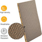 Set of 2 Cardboard Cat Scratchers, 6 Pcs Corrugated Cat Scratch Pad with 2 Boxes, Cute Reversible Kitty Sofa Bed, Refillable Wave Shaped Lounge, Interactive Kitten Toy for Indoor Cats