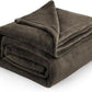 Bedsure Fleece Blankets Queen Size Brown - Bed Blanket Soft Lightweight Plush Fuzzy Cozy Luxury Microfiber, 90x90 inches