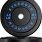GIKPAL 2-Inch Bumper Plates High Bounce - Rubber Olympic Weight Plates Set for Home Gym, Barbell Plates for Weight Lifting Strength Training,