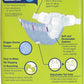 New! Hartz® Comfitables® Disposable Dog Diapers, Size Large 26 Count, Comfortable & Secure Fit, Easy to Put On, Super Absorbent Male and Female Diaper