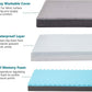 Orthopedic Memory Foam Dog Bed, Cooling Dog Beds for Extra Large Dogs -Waterproof Pet Bed for Crate with Removable Washable Cover, XL(41inch,90Lbs)