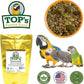 TOP's All in One Seed Mix for Large Birds, Non-GMO, Peanut Soy & Corn Free, USDA Organic Certified, 1lb