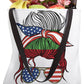 Half American Bulgarian Roots Bulgaria USA Messy Bun Women Tote Bag