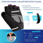 KINGSBOM Breathable Cycling Gloves, Shock-Absorbing Bike Gloves with Light Silicone Gel Pad, Anti-Slip Bicycle Gloves for Men and Women