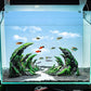 Novelsite Fish Tank Accessories, Aquarium Decorations, Scenery, Rock Ornaments - Create Aquatic Beauty with Premium Aquarium Decorations,14.4" W x 7.1" H x 3.4" D