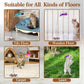 Interactive Cat Toy for Indoor, Includes Metal Base, Suction Cup Cat Base, Cat Wand,Bird Simulation Toys and Feather Toy, Set of 7 PCS